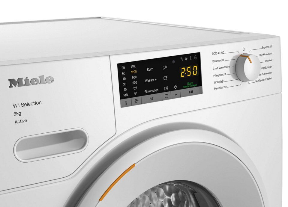 Miele Waschmaschine WSA123 WCS 8kg Active, 8 kg, 1400 U/min, Getestet auf 20 Jah