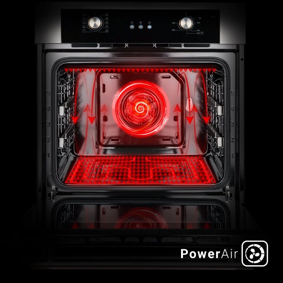 KKT KOLBE Einbaubackofen Backofen Elektroherd BO8810SS, DampfClean, 60 cm / Einb