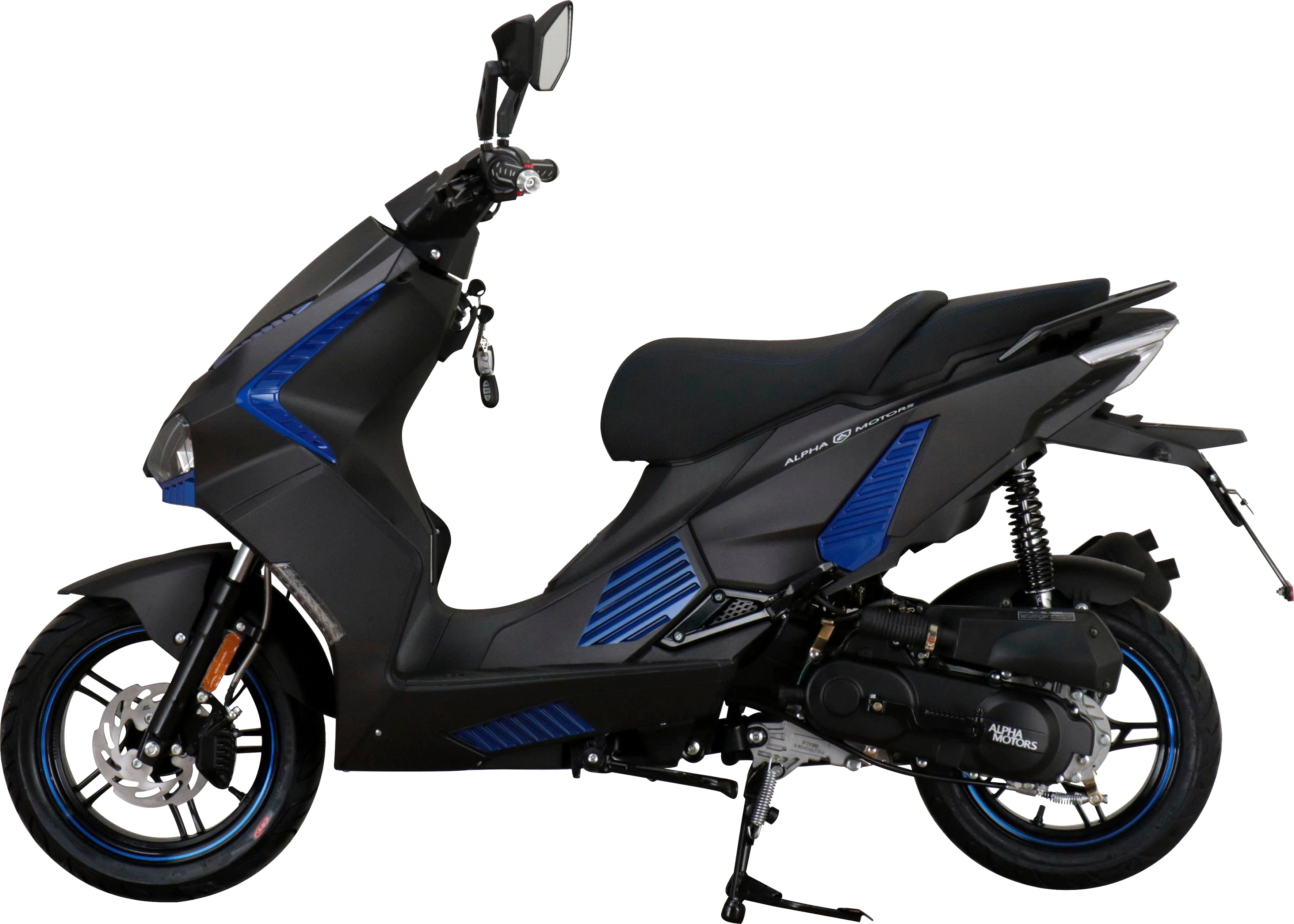 Alpha Motors Motorroller SHARK, 50 ccm, 45 km/h, Euro 5, mit integr. Alarmanlage