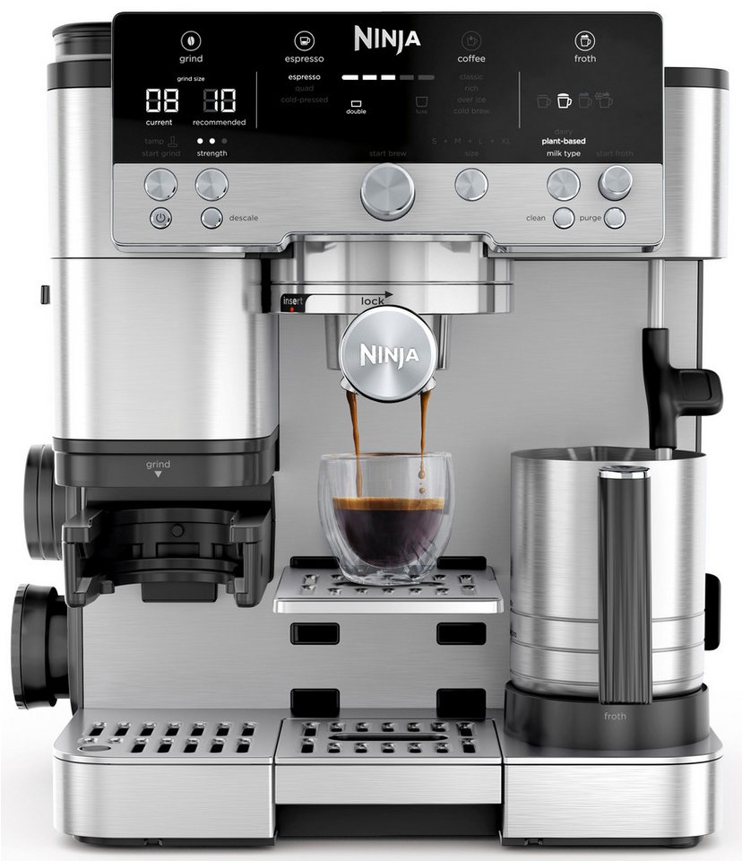 NINJA Espressomaschine ES601EU, Espresso-, Cold Brew- und Filterkaffeemaschine