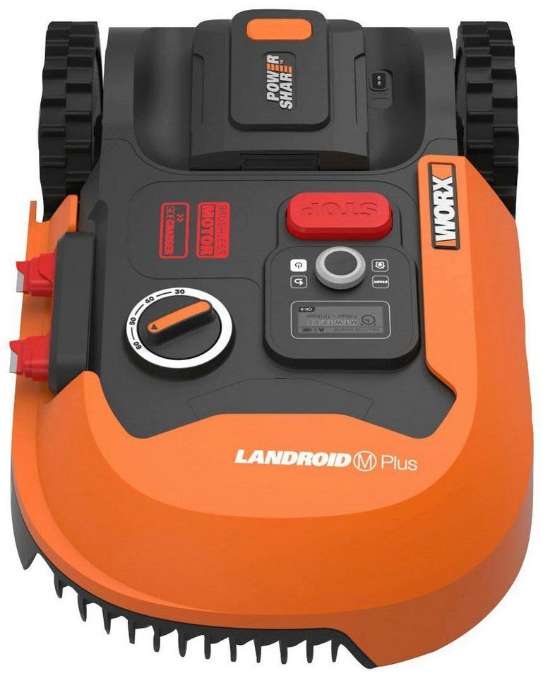 Worx Rasenmähroboter Landroid M500 Plus, bis 500 m² Rasenfläche, (Set), 500m², 2