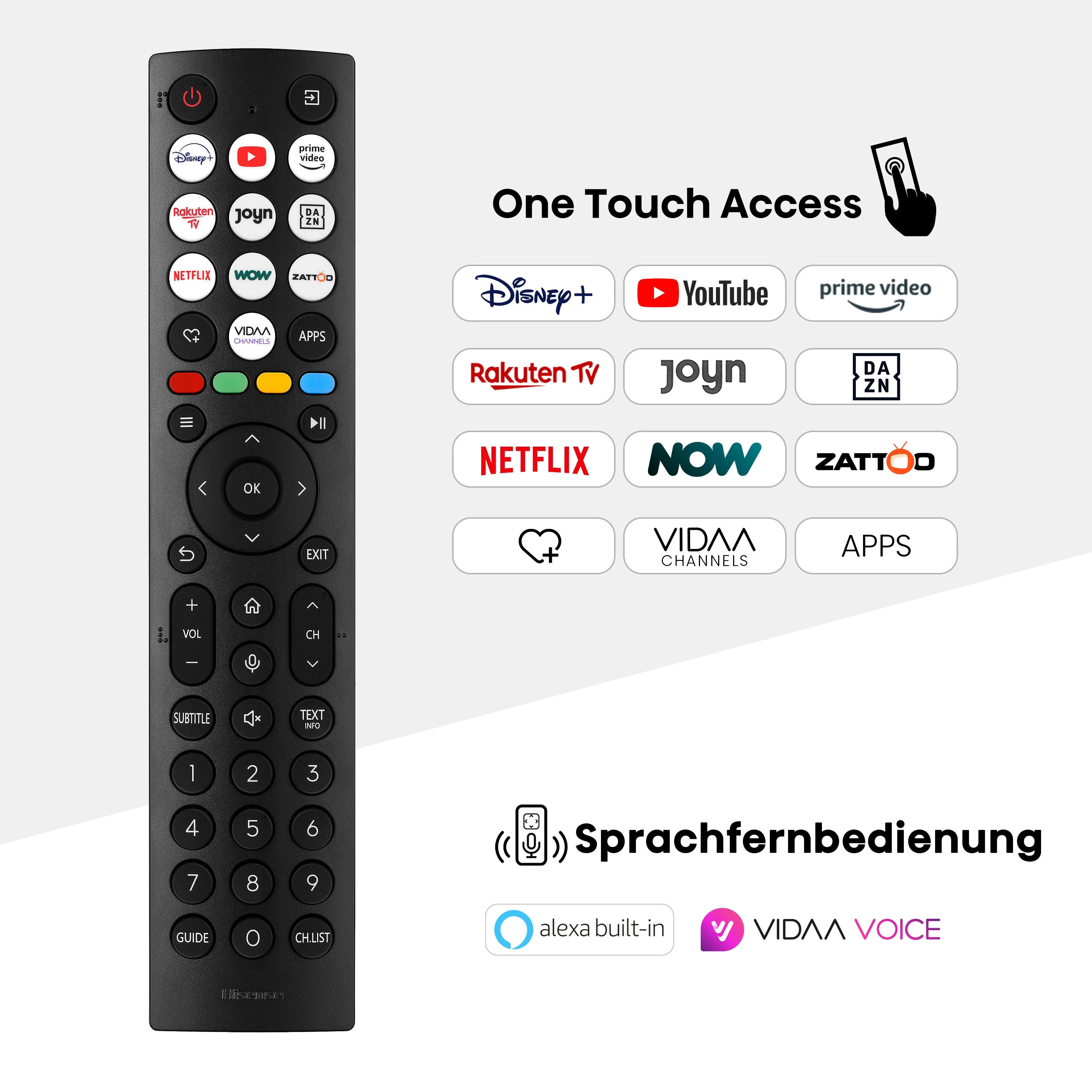 Hisense 85E77NQ PRO QLED-Fernseher (214,78 cm/85 Zoll, 4K Ultra HD, Smart-TV, 4K UHD, QLED)