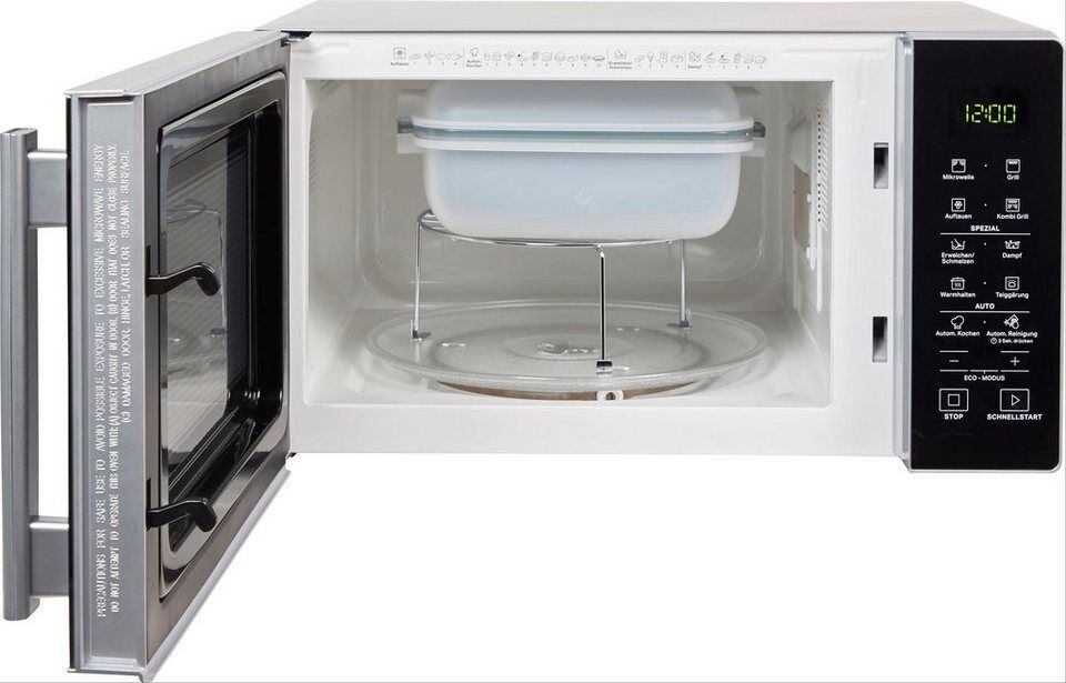 BAUKNECHT Mikrowelle MW 254 SM, Grill, 25 l