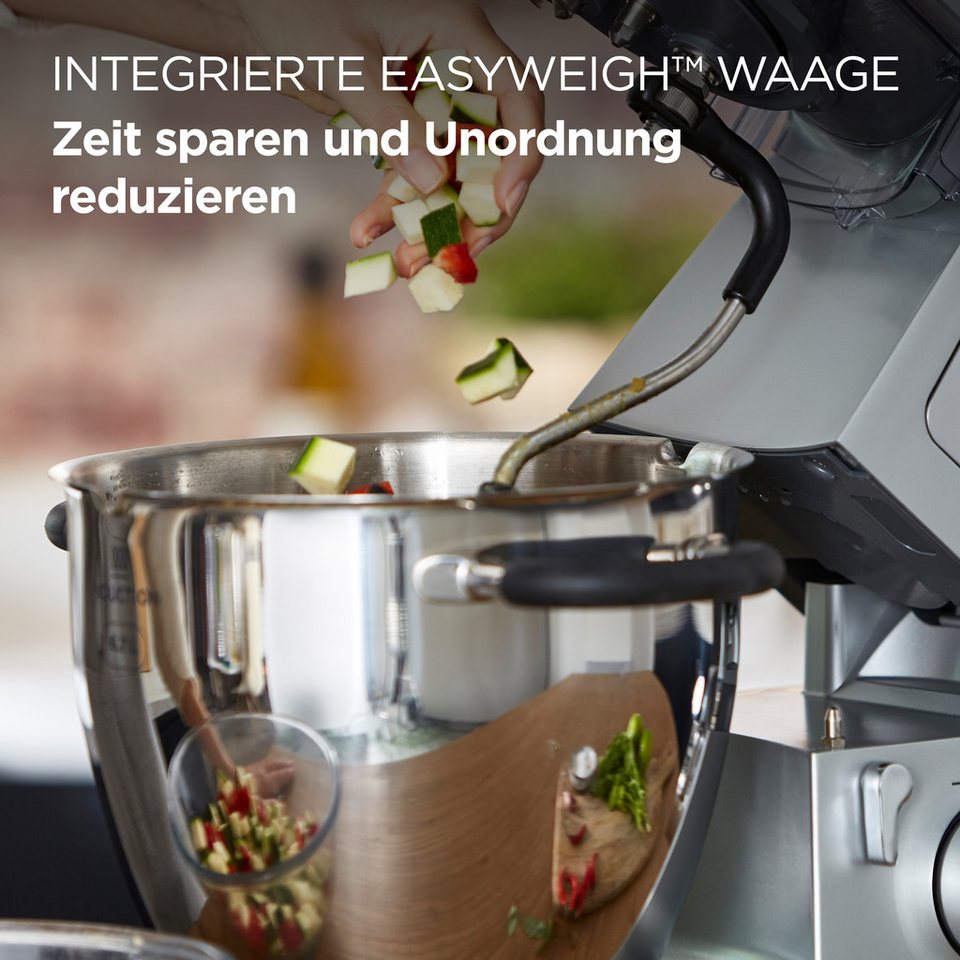 KENWOOD Küchenmaschine mit Kochfunktion Cooking Chef XL KCL95.424SI, 1500 W, 6,7