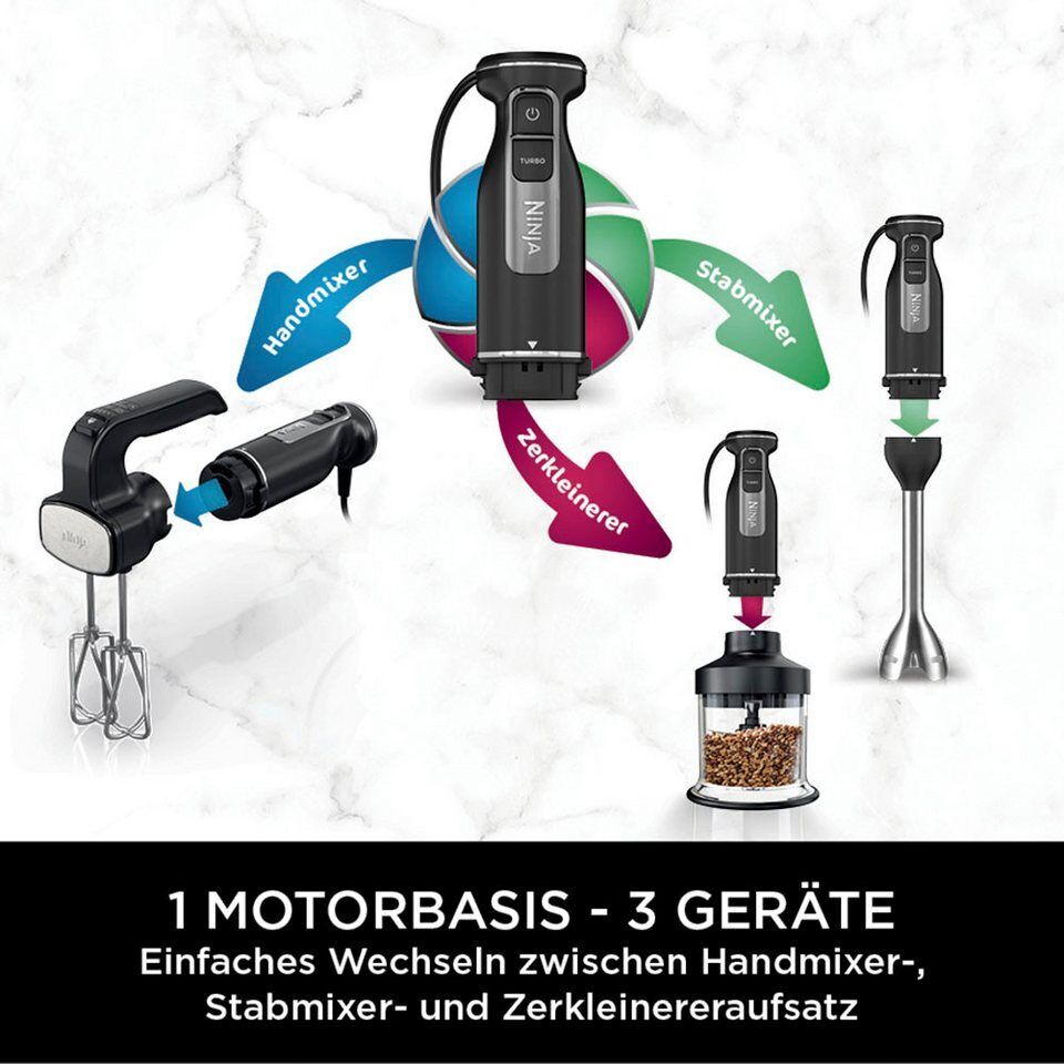 NINJA Handmixer CI100EU 3-in-1, 850 W