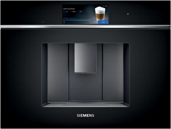 SIEMENS Einbau-Kaffeevollautomat, Home Connect, Milchsystemreinigung