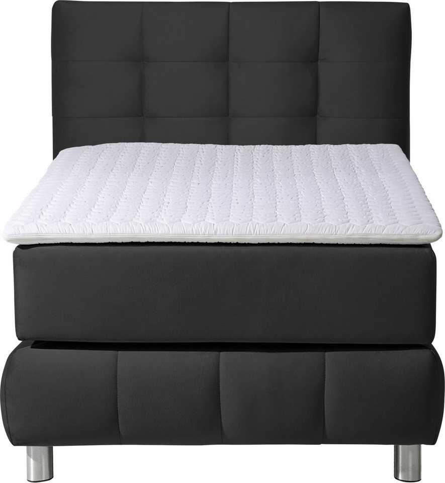 Home affaire Boxspringbett Salo, incl. Topper, 6 Breiten, 2 Härtegrade, TFK auch