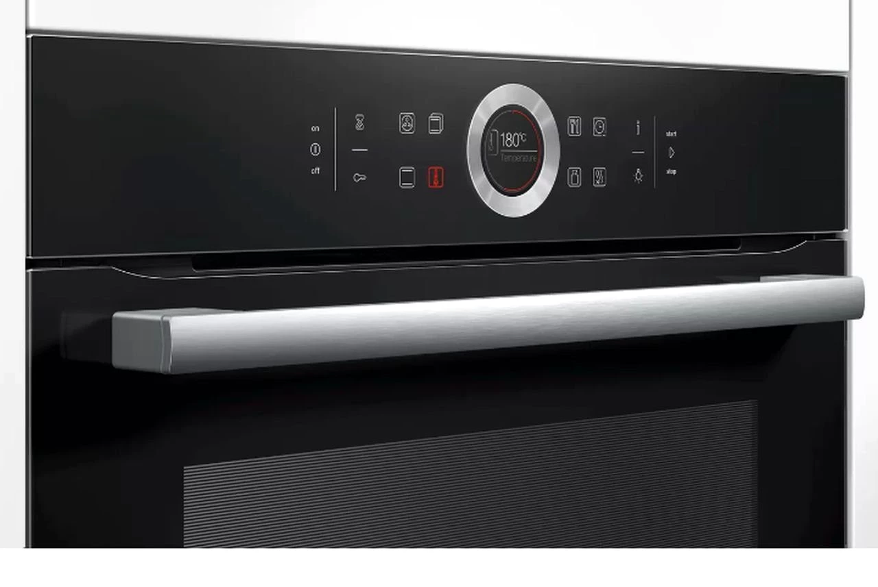 BOSCH Backofen-Set 4D-Heißluft AutoPilot + Keenberk Induktionskochfeld PowerBooster 60 cm