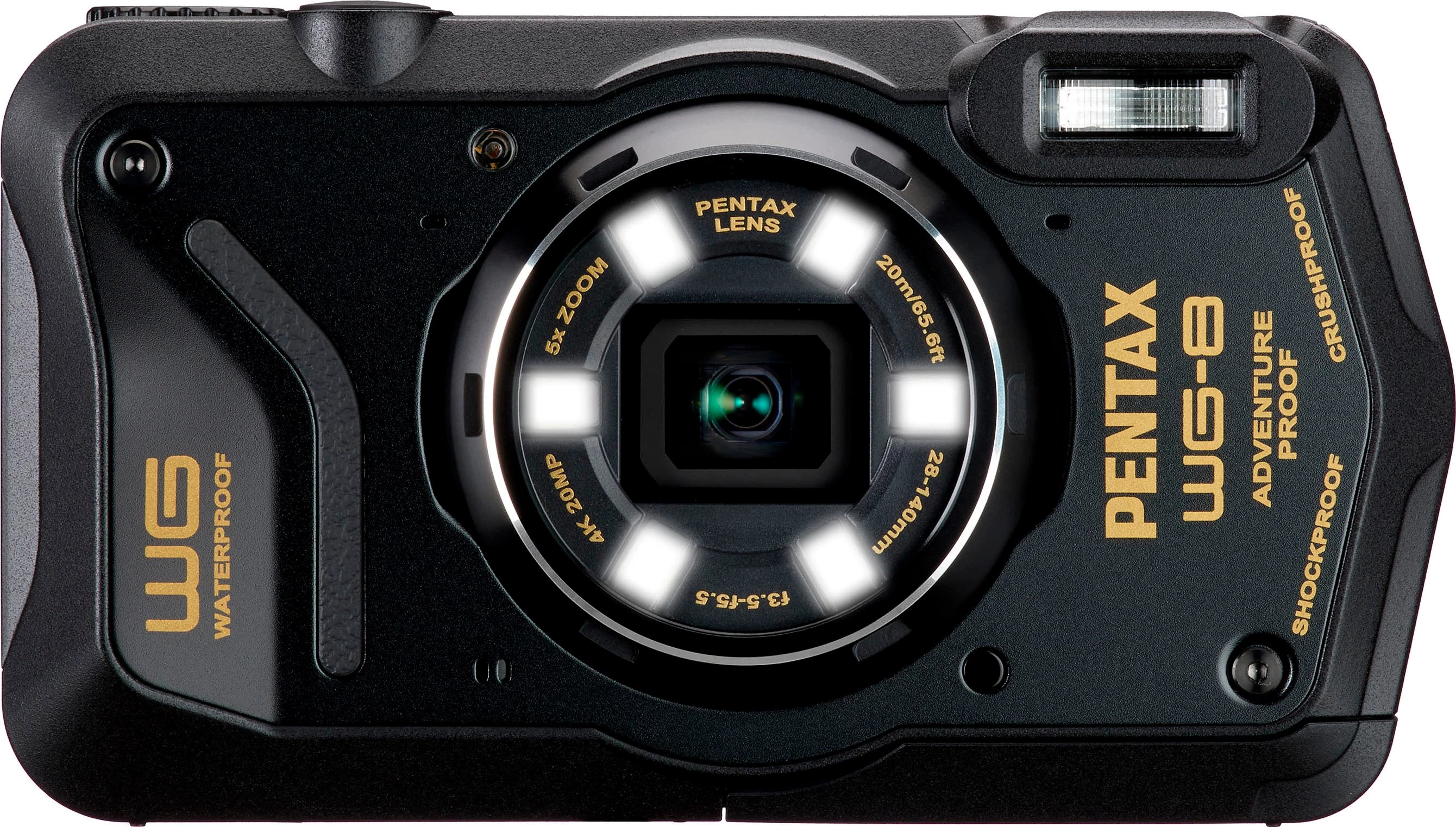PENTAX Premium WG-8 Kompaktkamera (20 MP, 5x opt. Zoom)