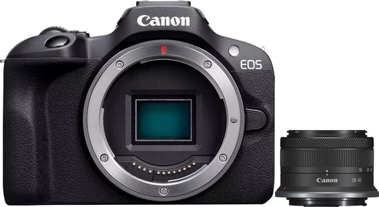 Canon EOS R100 + RF-S 18-45mm F4.5-6.3 IS STM Kit Systemkamera