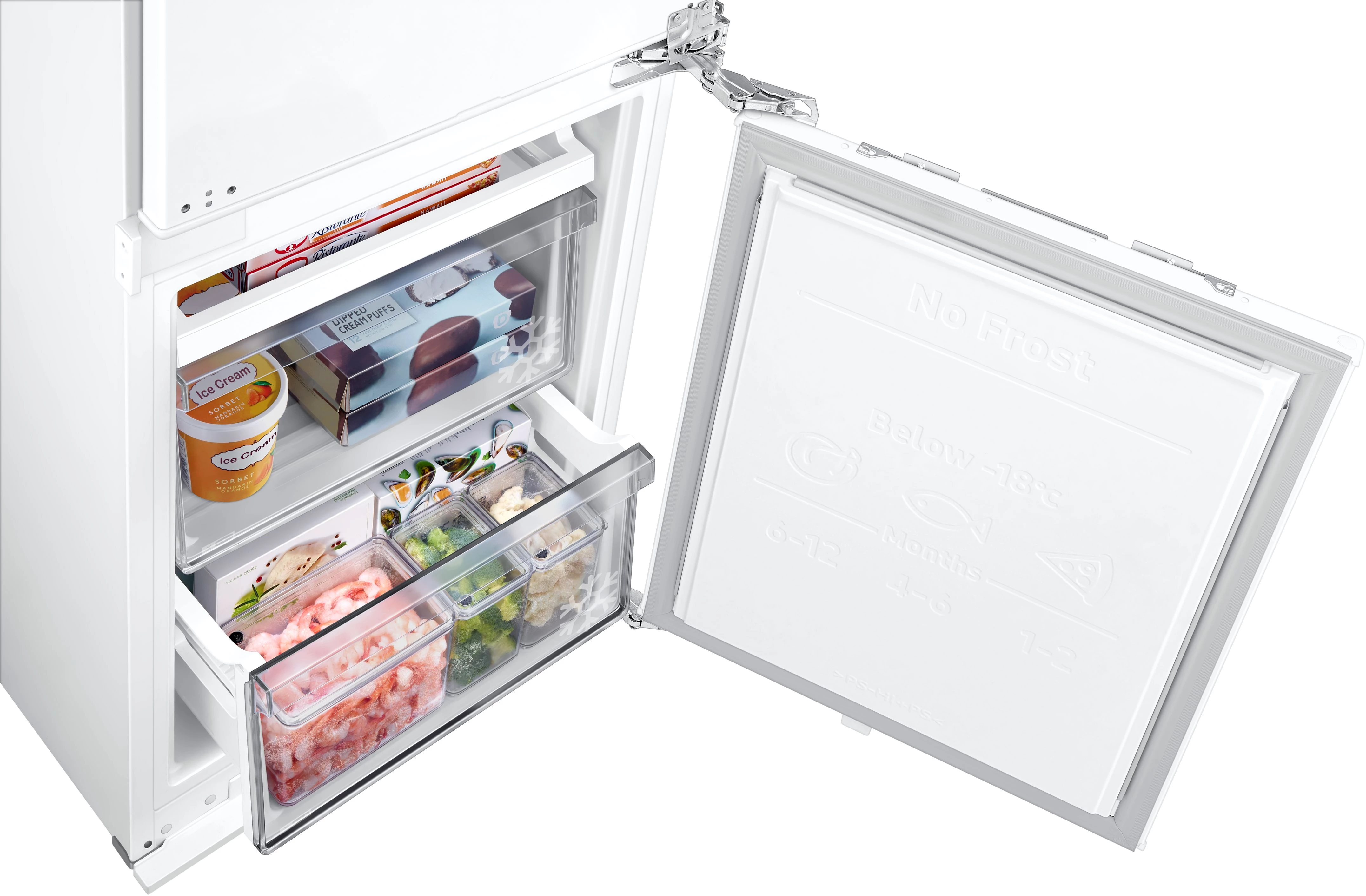 Samsung Einbaukühlgefrierkombination BRB8OF BRB80F26ACFO, 177,5 cm hoch, 54 cm breit
