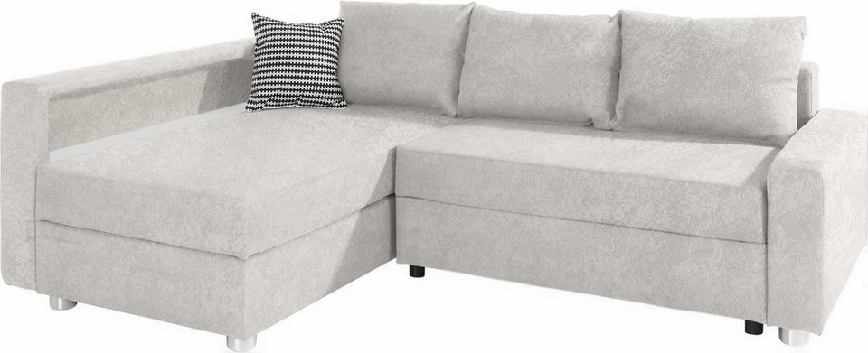 COLLECTION AB Ecksofa Relax L-Form, inklusive Bettfunktion, Federkern, wahlweise