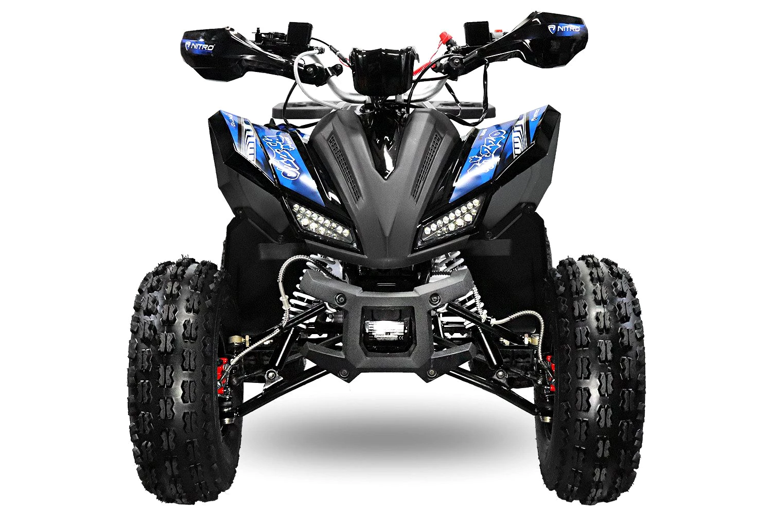 NITRO MOTORS Quad 125cc midi Kinder Quad Rizzo RS8-A Platin Kinderquad 125,00 ccm, 50 km/h