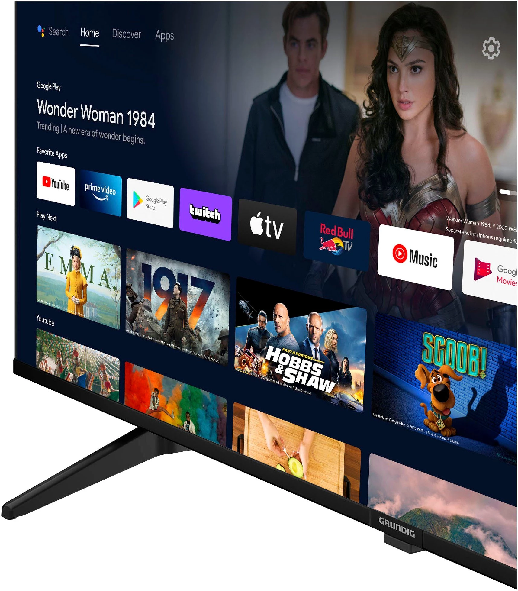 Grundig 75 VOE 73 AU9T00 LED-Fernseher (189 cm/75 Zoll, 4K Ultra HD, Android TV)