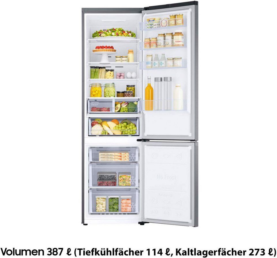 Samsung Kühl-/Gefrierkombination RL38T607BS9, 203 cm hoch, 59,5 cm breit