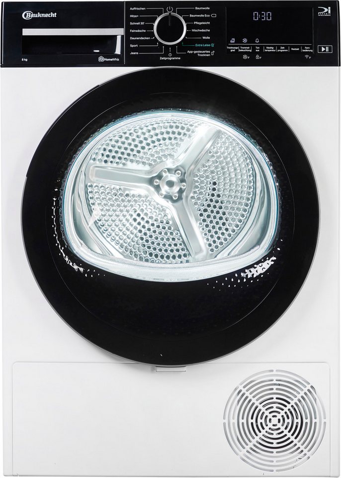 BAUKNECHT Wärmepumpentrockner TR SUPER ECO 8C, 4 Jahre Herstellergarantie