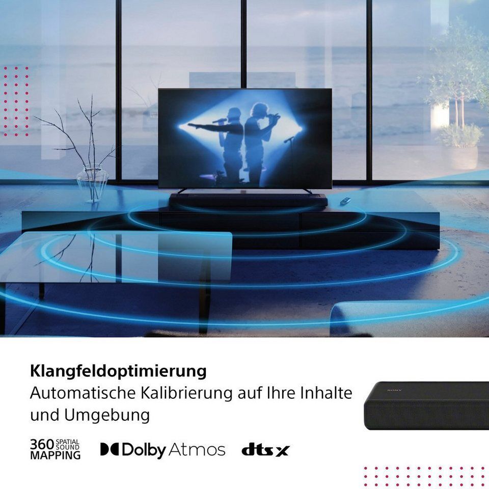 Sony HT-A3000 3.1-Kanal Soundbar Soundbar 3.1 (A2DP Bluetooth, AVRCP Bluetooth,