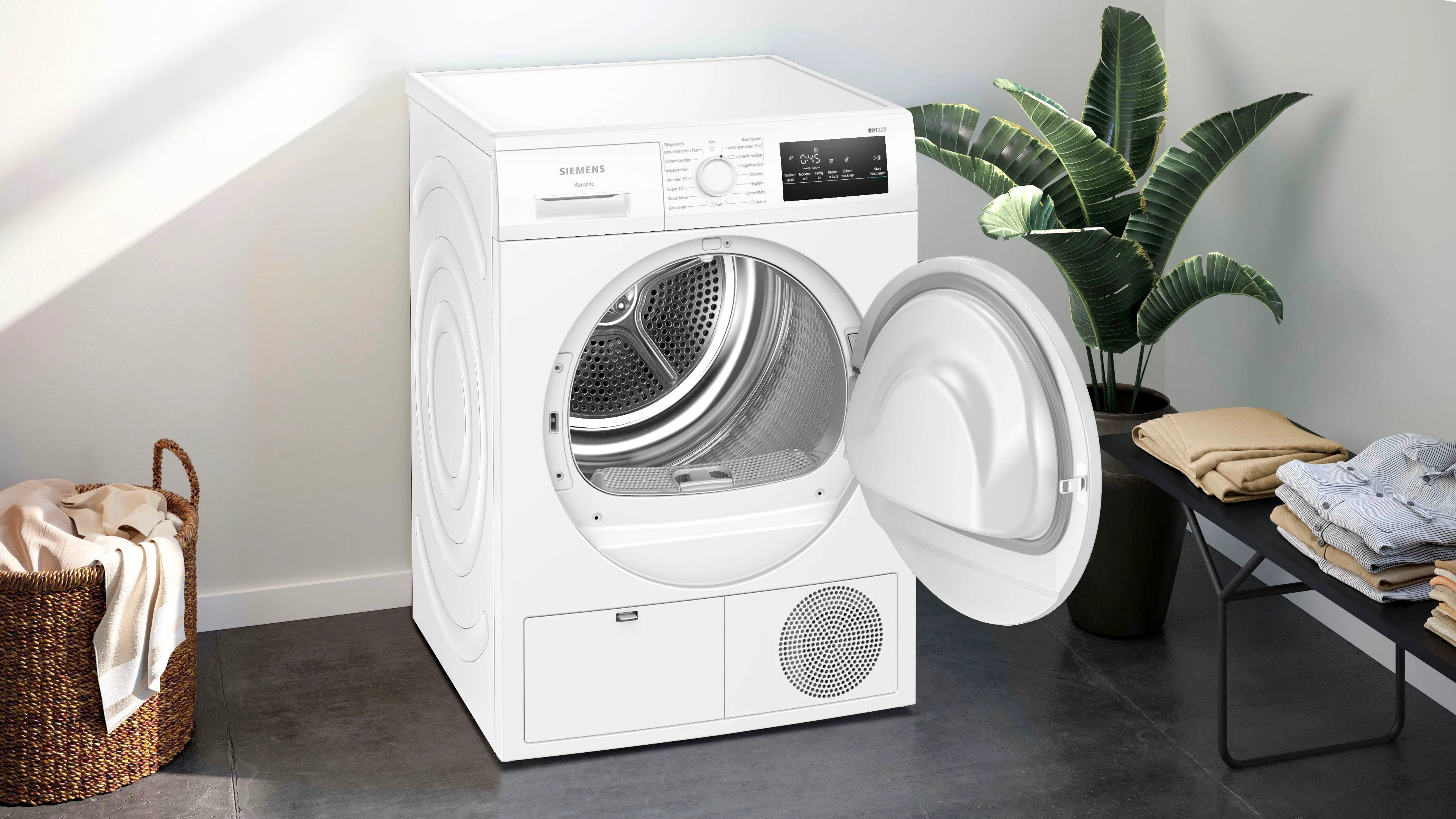 SIEMENS Kondenstrockner iQ300 WT43N203, 8 kg