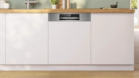 BOSCH teilintegrierbarer Geschirrspüler Serie 6 SMI6ECS12E, 14 Maßgedecke