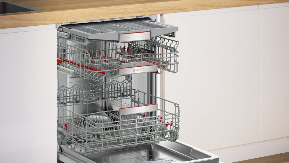 BOSCH vollintegrierbarer Geschirrspüler Serie 8 SMD8TCX04E, 14 Maßgedecke