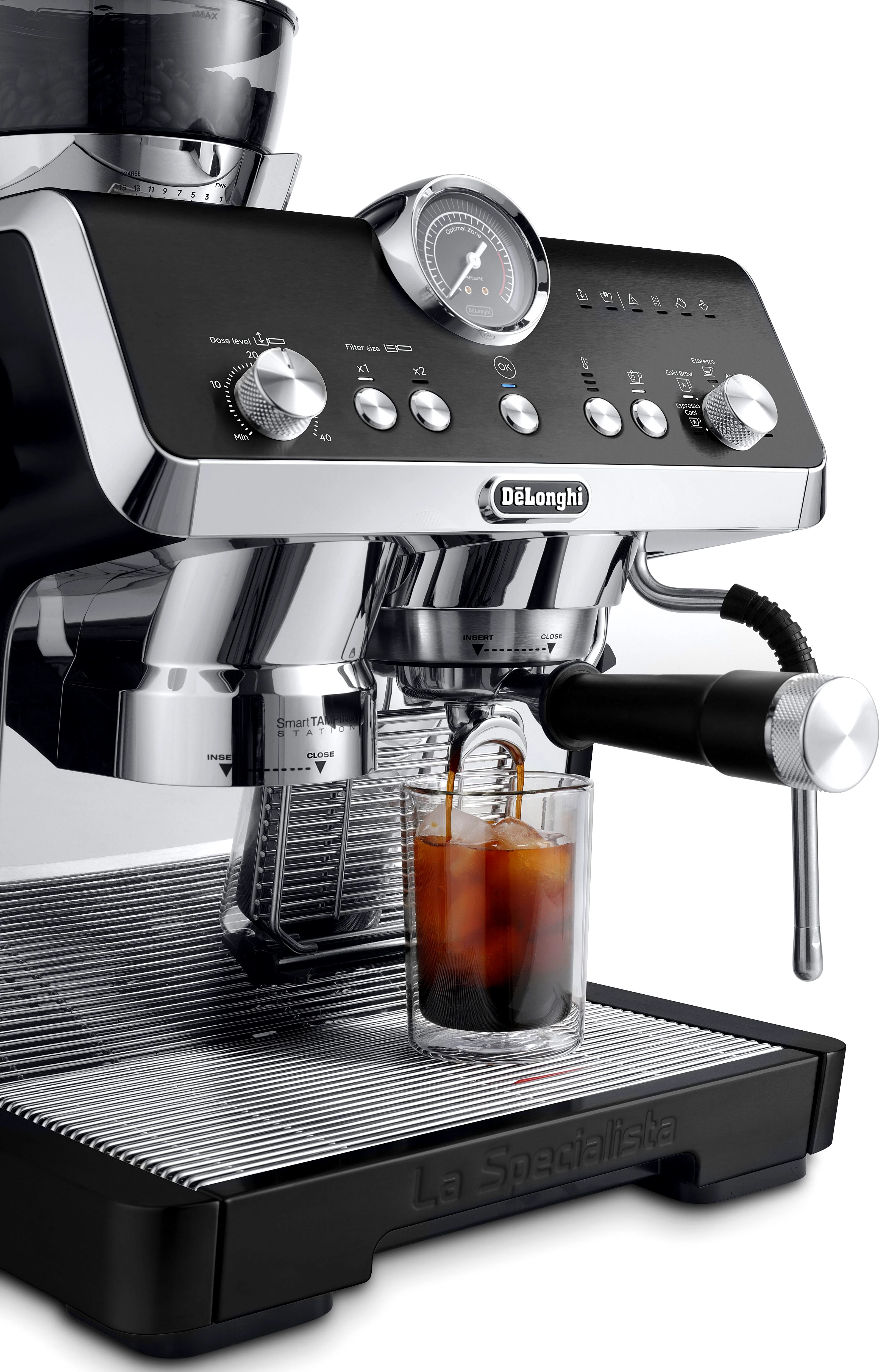 De'Longhi Espressomaschine La Specialista Opera Cold Brew EC9555.BK, schwarz