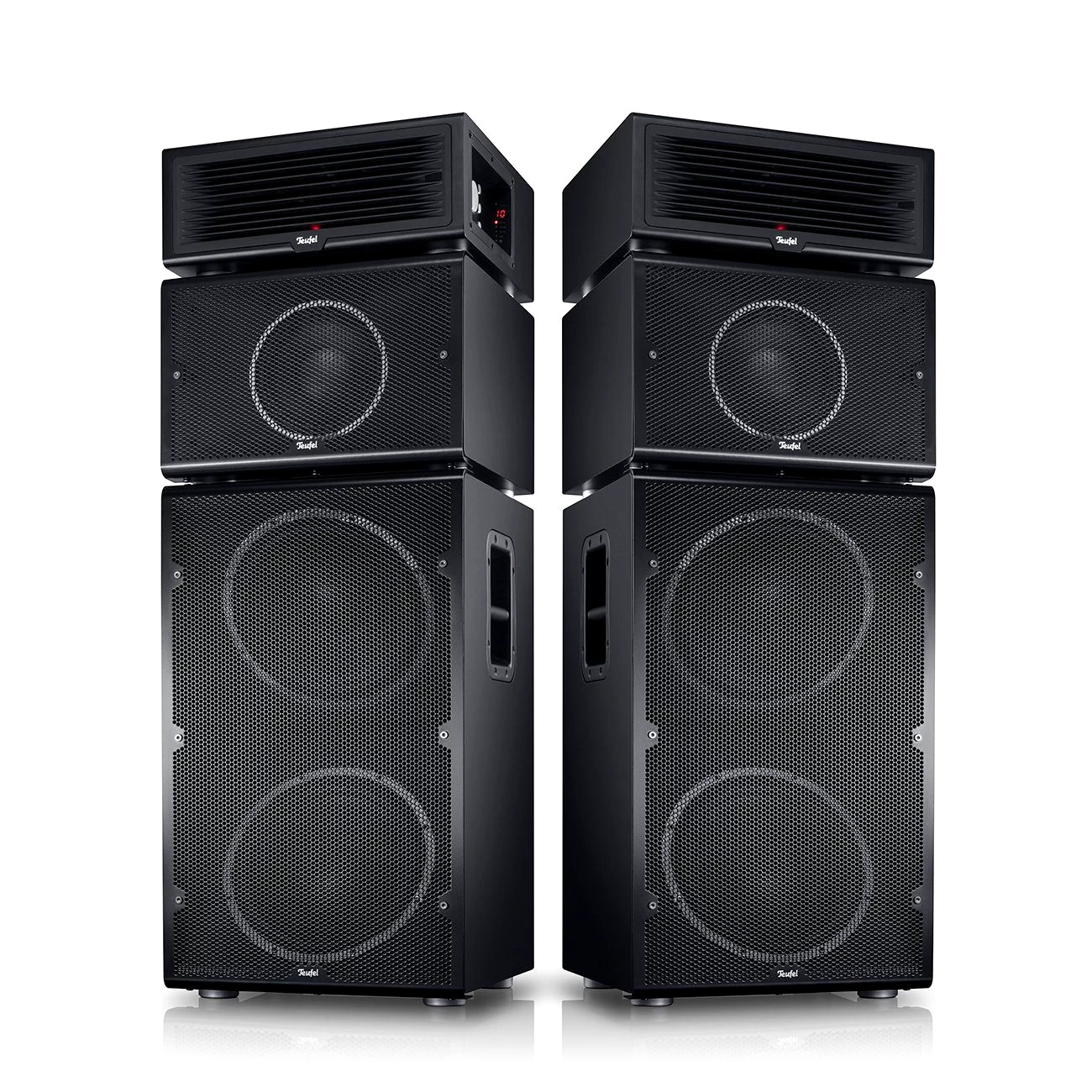Teufel POWER HIFI Lautsprechersystem (Bluetooth, 440 W, Hocheffiziente Class-D-Verstärke)