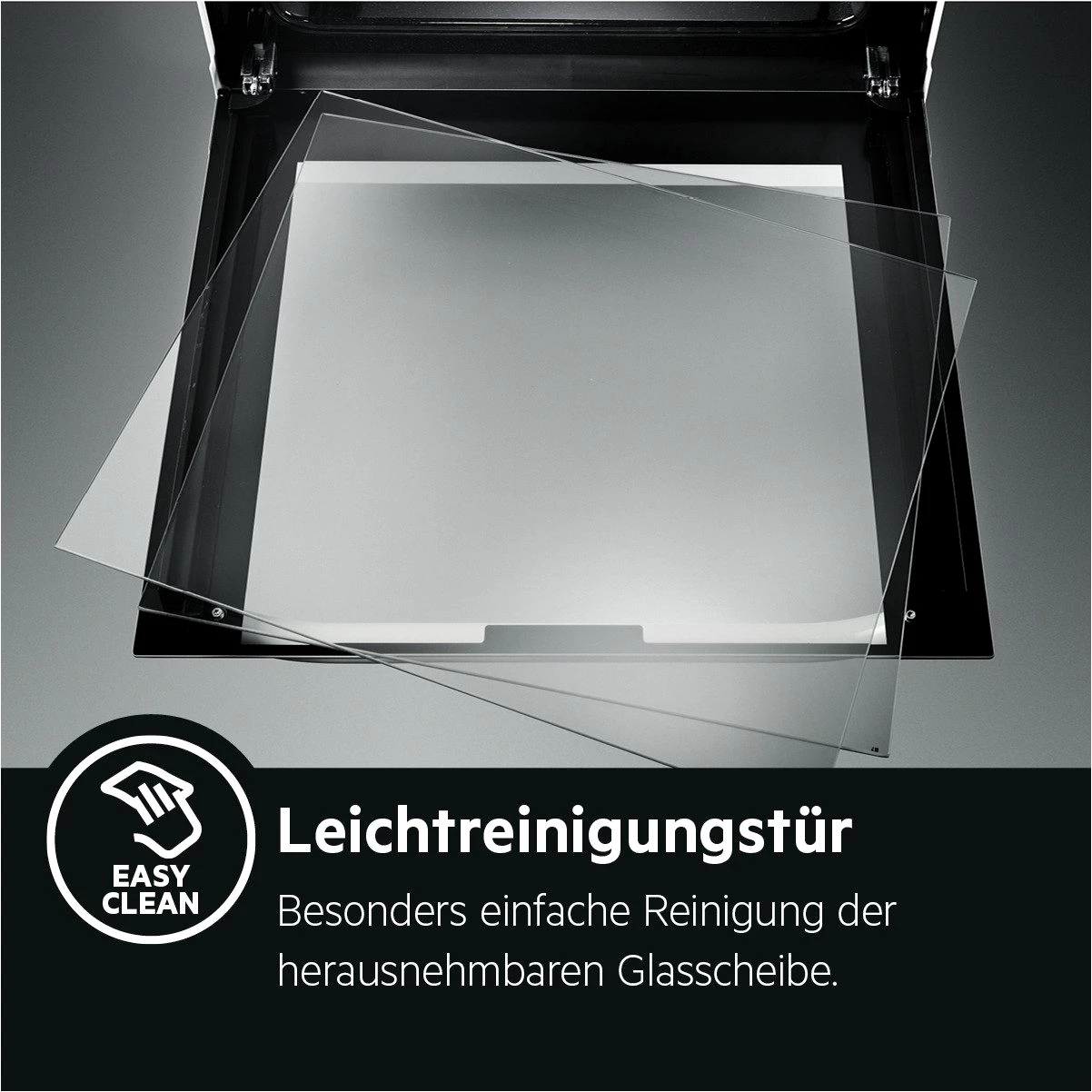 AEG Induktions-Standherd CIB6499APB, mit Teleskopauszug nachrüstbar, Bridge-Funktion