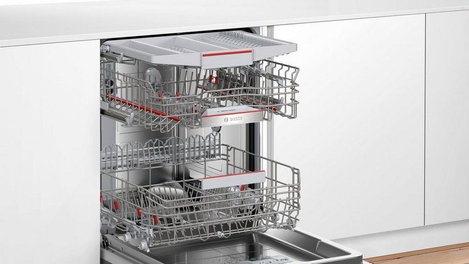 BOSCH vollintegrierbarer Geschirrspüler Serie 6 SMV6ZCX16E, 14 Maßgedecke, Time