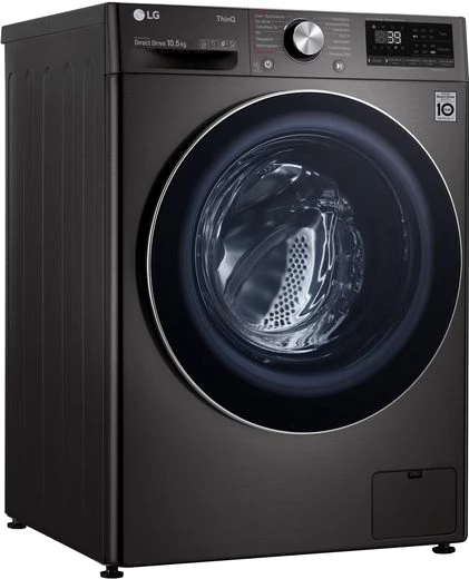 LG Waschmaschine F6WV710P2S, 10,5 kg, 1600 U/min, TurboWash® - Waschen in nur 39 Minuten