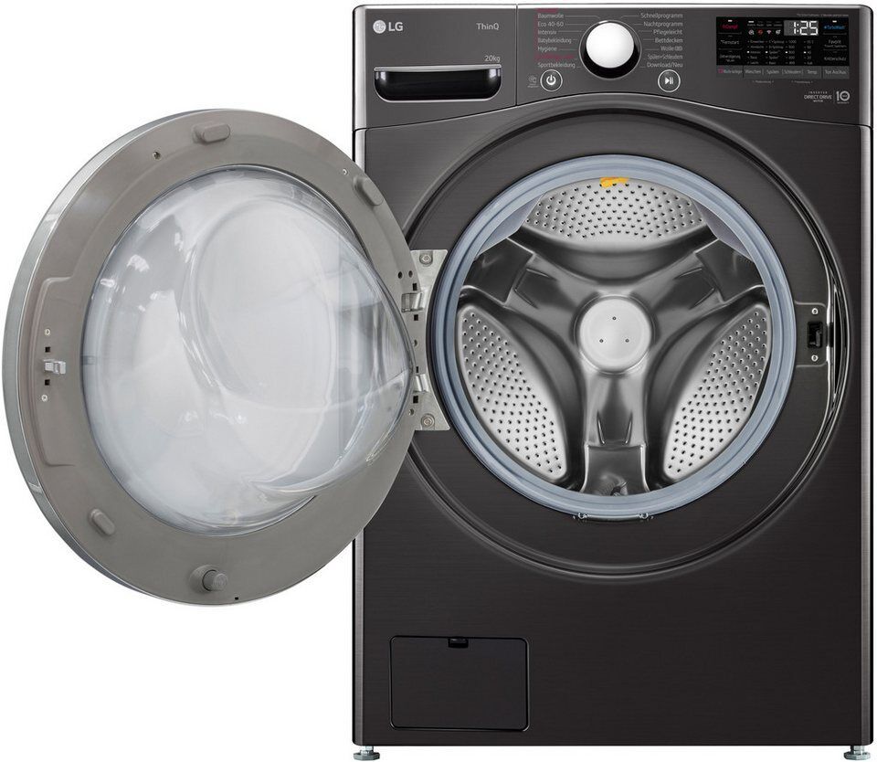 LG Waschmaschine Big Capacity F0WVT202B, 20 kg, 1000 U/min