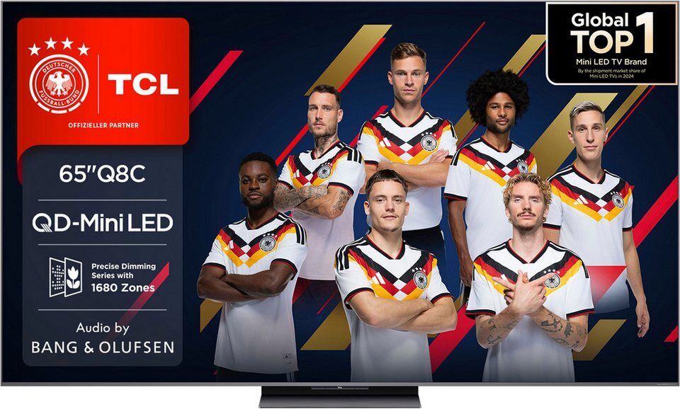 TCL 65Q8CX7 Mini-LED-Fernseher (164 cm/65 Zoll, 4K Ultra HD, Google TV, Smart-TV