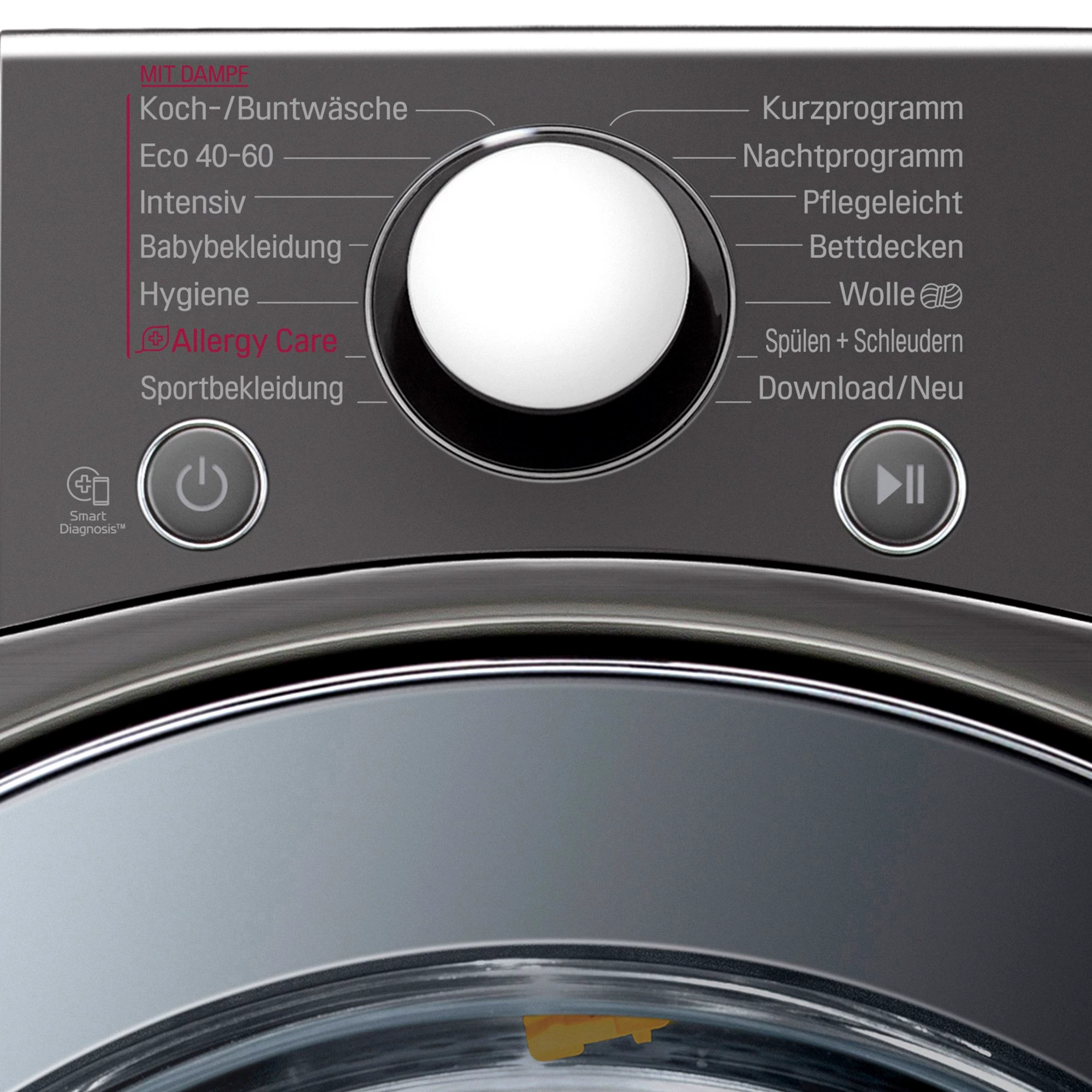 LG Waschmaschine Big Capacity F11WM17TS2B, 17 kg, 1000 U/min, AquaStop-System, Wäsche nachlegen