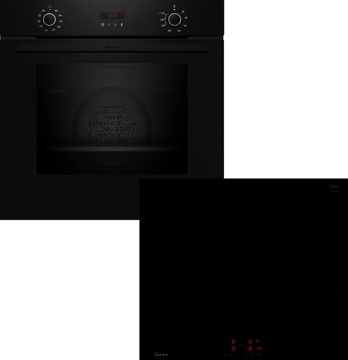 NEFF Backofen-Set BX46PIB0, mit Teleskopauszug nachrüstbar, Pyrolyse-Selbstreinigung