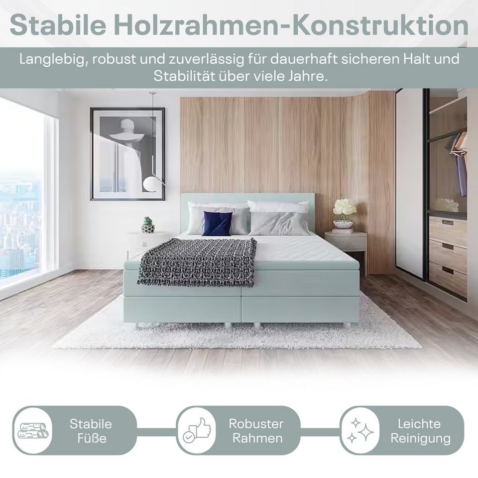 Best for Home Boxspringbett Best for Home Boxspringbett – Komfortable Bonnell-Ma