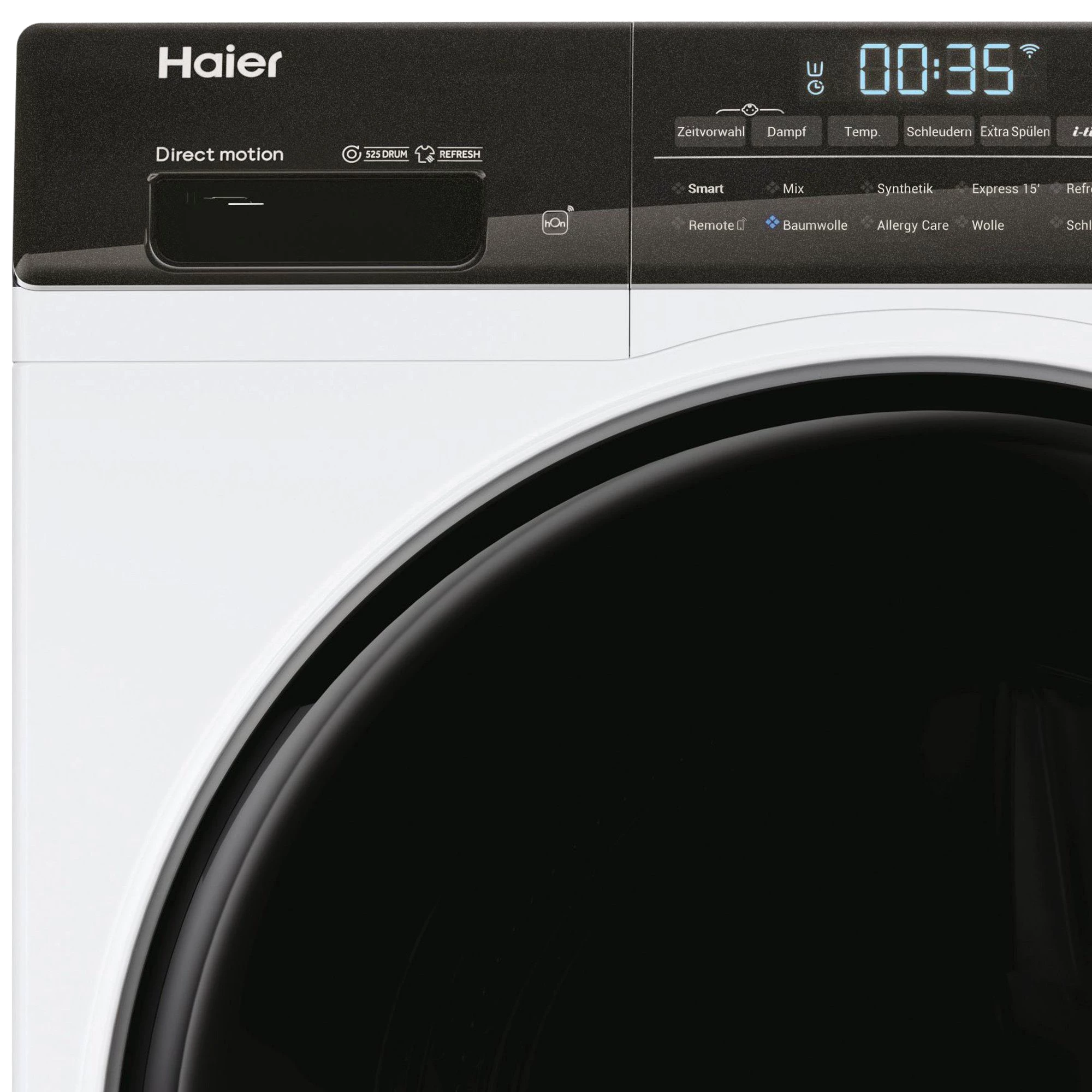 Haier Waschmaschine HW90-B14TEAM5, 9,00 kg, 1400 U/min, Smart hOn App, i-Time, Refres