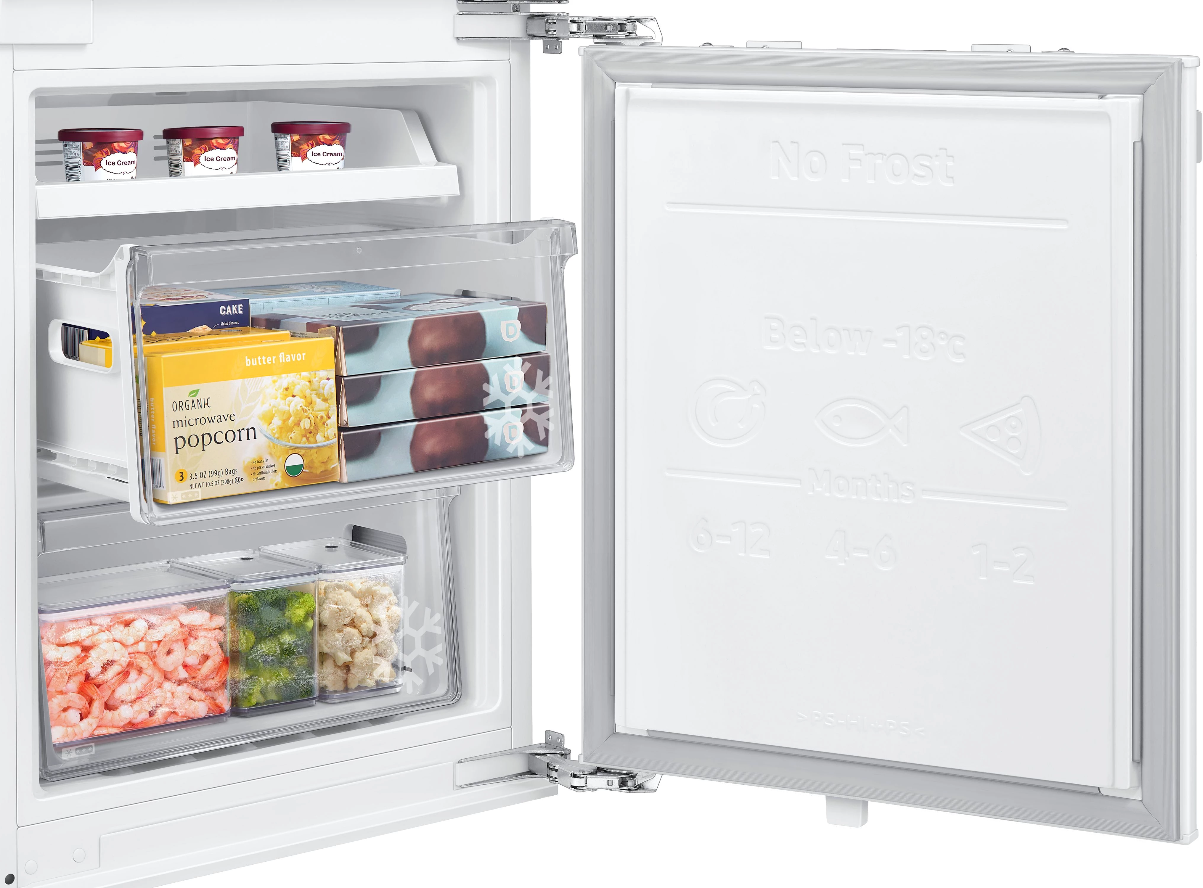 Samsung Einbaukühlgefrierkombination BRB8OF BRB80F26ACFO, 177,5 cm hoch, 54 cm breit