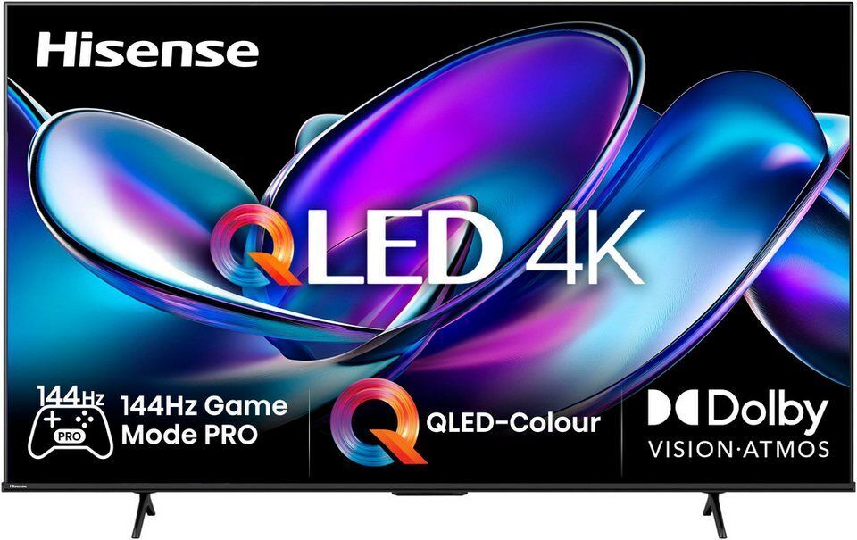 Hisense 55E77Q PRO QLED-Fernseher (139 cm/55 Zoll, 4K Ultra HD, Smart-TV, 4K UHD