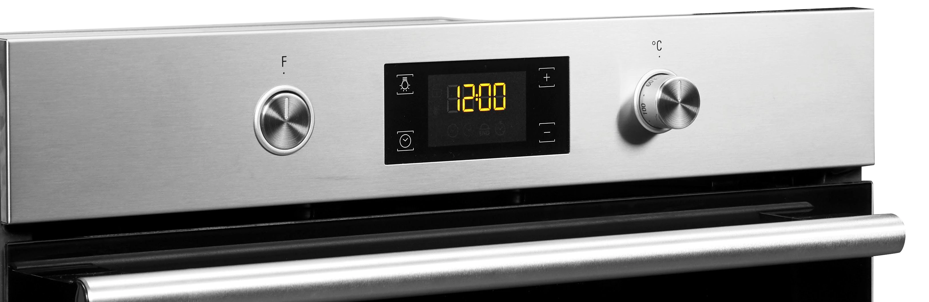 BAUKNECHT Backofen-Set BAKO 900 PYRO IND F, mit 2-fach-Teleskopauszug, Pyrolyse-Selbstreinigung