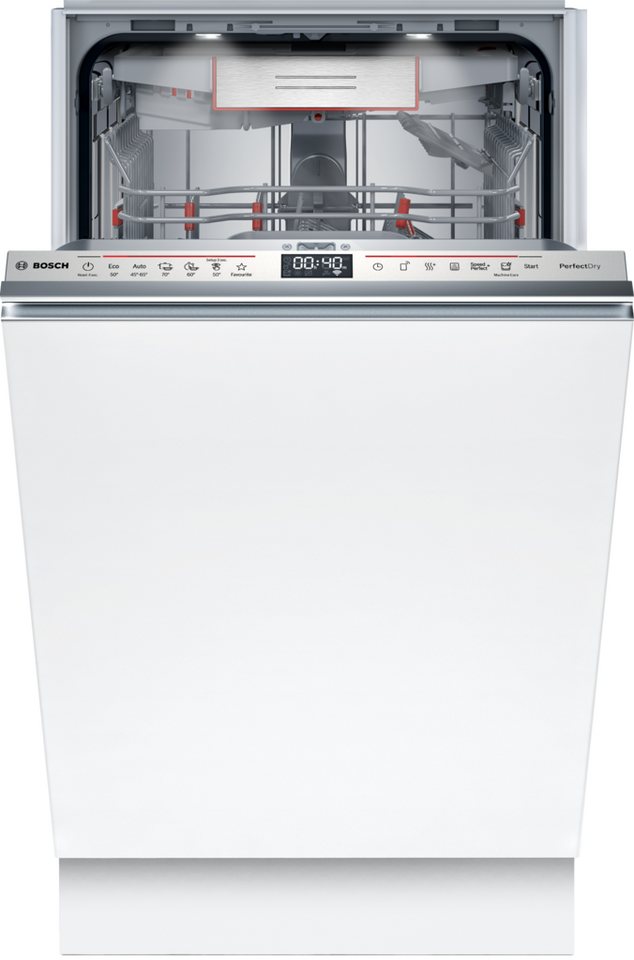 BOSCH vollintegrierbarer Geschirrspüler Serie 6 SPV6ZMX17E, 10 Maßgedecke, Autom