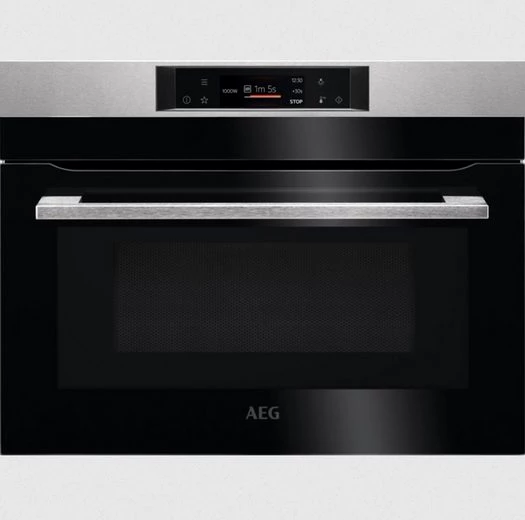 AEG Minibackofen KMK761080M, Grill-Funktion, Schnellaufheizung