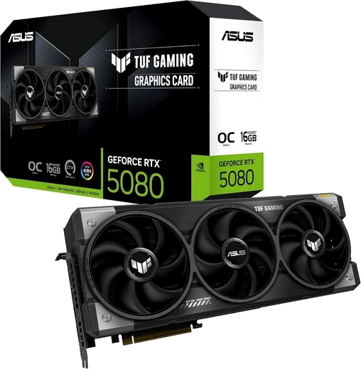 Asus TUF Gaming GeForce RTX 5080 OC Edition Grafikkarte (16 GB, GDDR7)