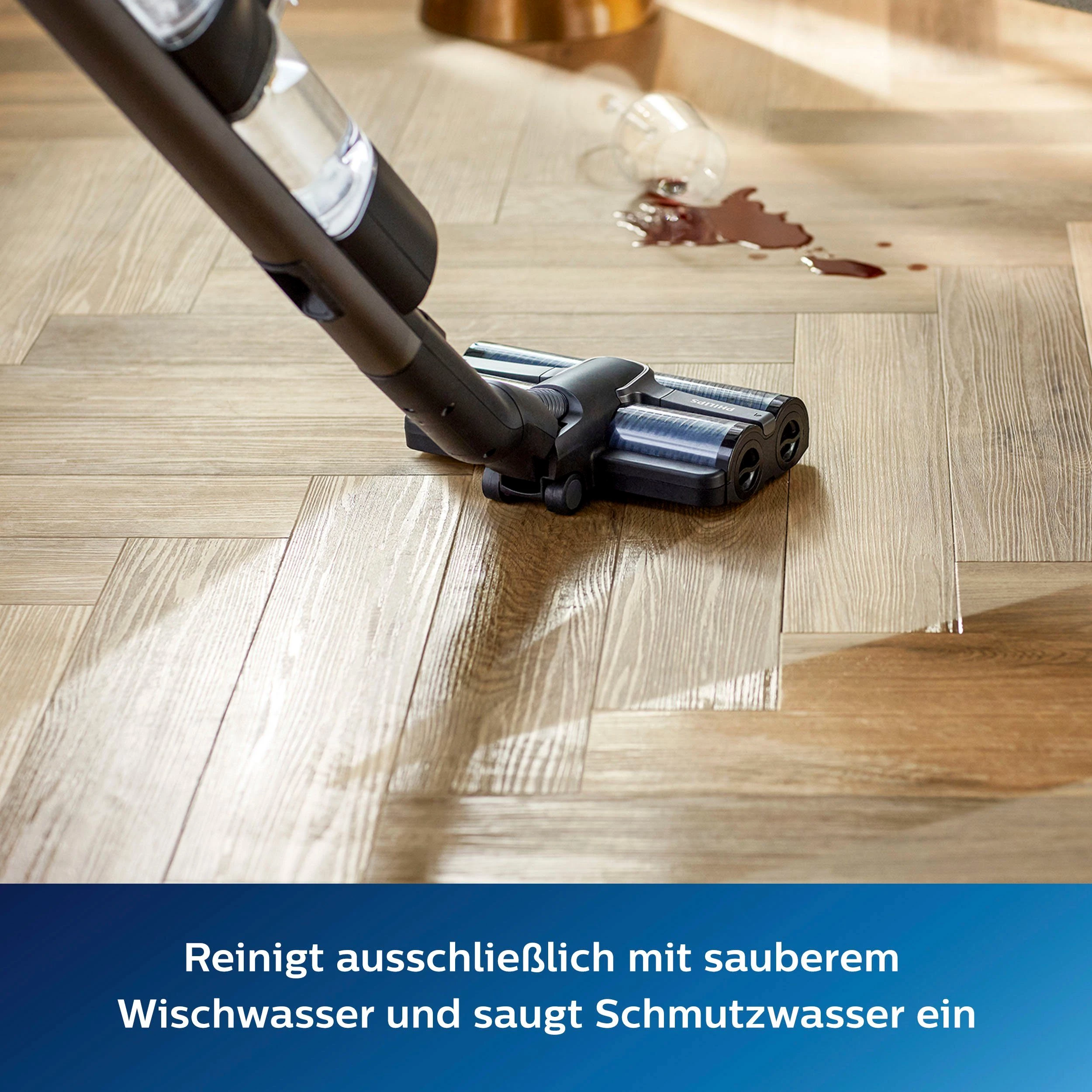 Philips Nass-Trocken-Akkusauger AquaTrio Cordless 9000 Series XW9383