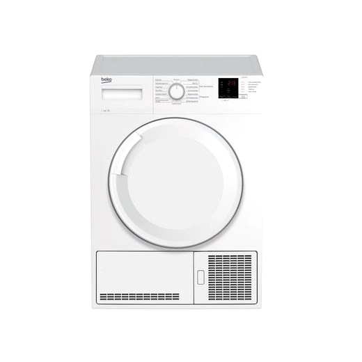 BEKO Kondenstrockner DCU7330N1, 7 kg, Trommelinnenbeleuchtung, Allergikergeeignet