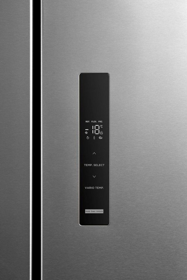 Hanseatic French Door HFD18983CI, 189,8 cm hoch, 83,3 cm breit, NoFrost, Schnell