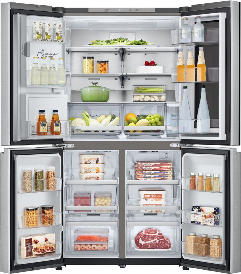 LG Multi Door InstaView® Multi-Door GMG961MBKE, 179,2 cm hoch, 91,4 cm breit
