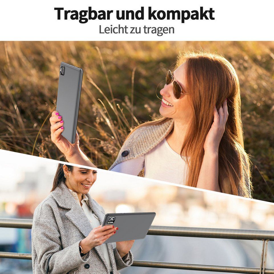 VASOUN TAB8 Tablet 8 Zoll, 64 GB, Octa-Core 5 GHz WLAN, einfache Einrichtung Tab