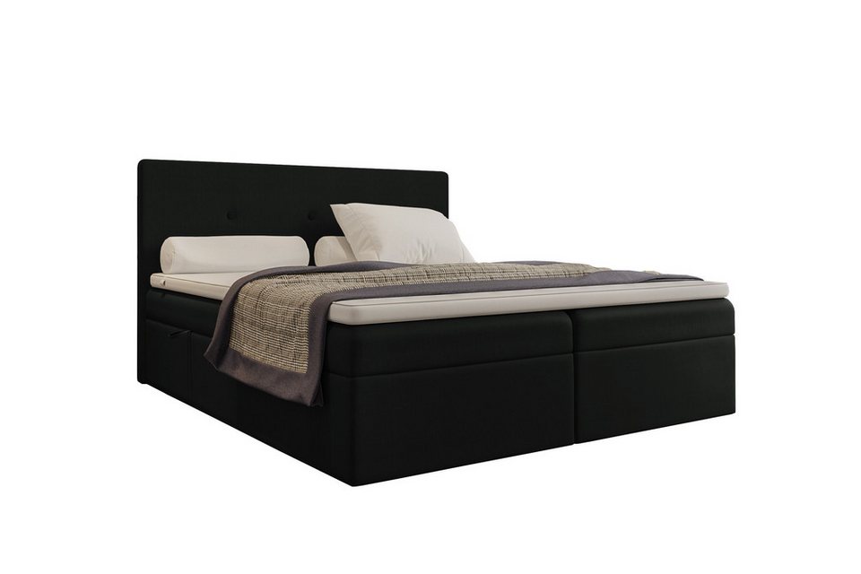 99rooms Boxspringbett Largetti (Schlafzimmerbett, Bett), wahlweise mit Topper, m