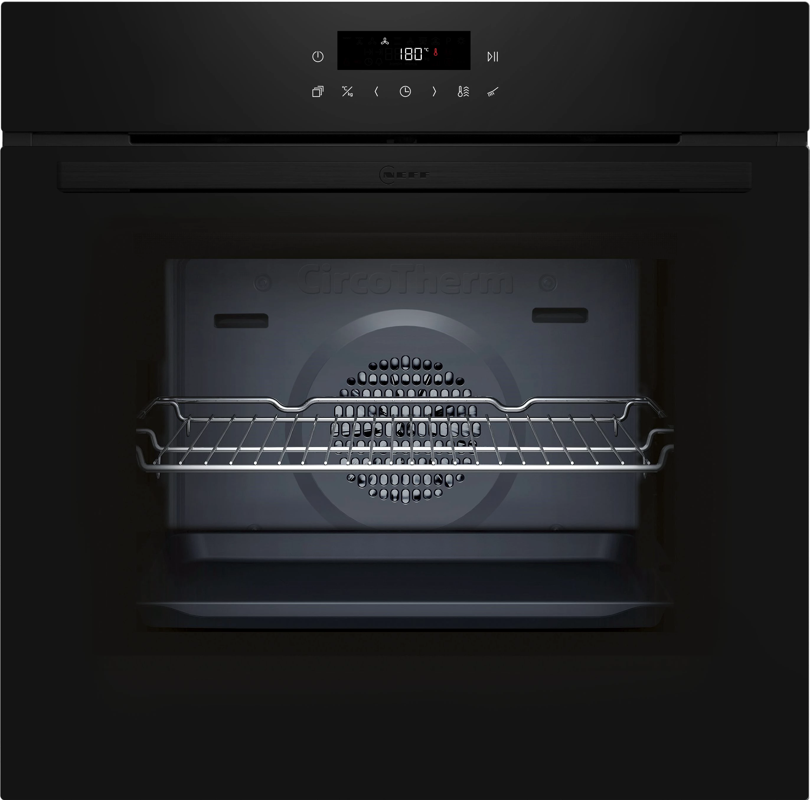 NEFF Backofen-Set BTX46PIB0, mit Teleskopauszug nachrüstbar, Pyrolyse-Selbstreinigung