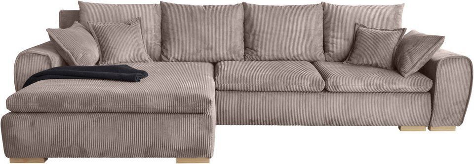 Home affaire Ecksofa Katja L-Form, B: 325 cm - OTTO. Verlässliche Qualität., mit