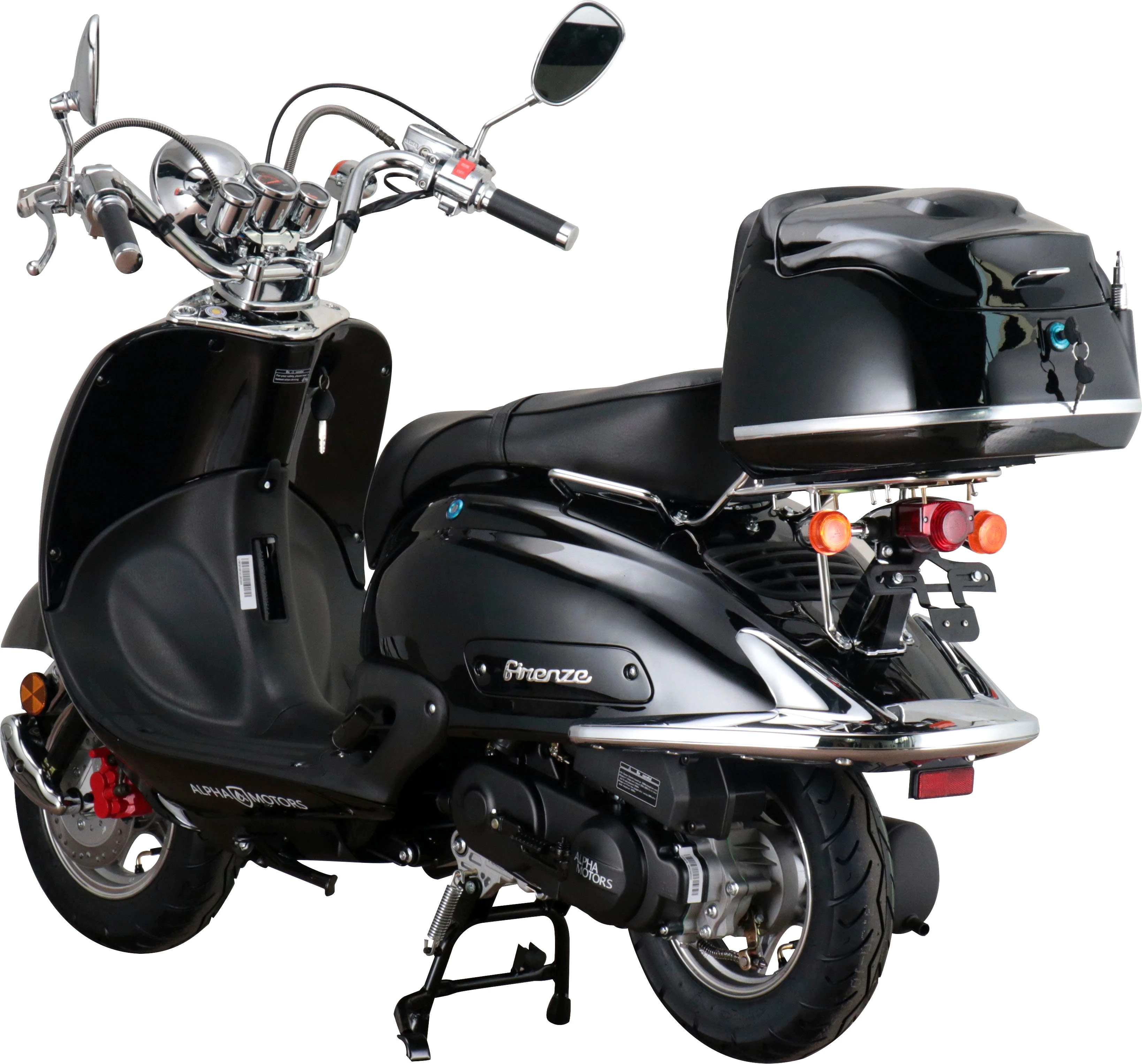 Alpha Motors Motorroller Retro Firenze, 50 ccm, 45 km/h, Euro 5, , mit Lenkerschloss